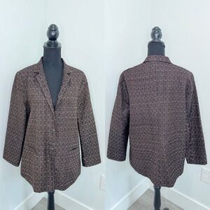 Asiatic Brown Button Up Women’s Blazer